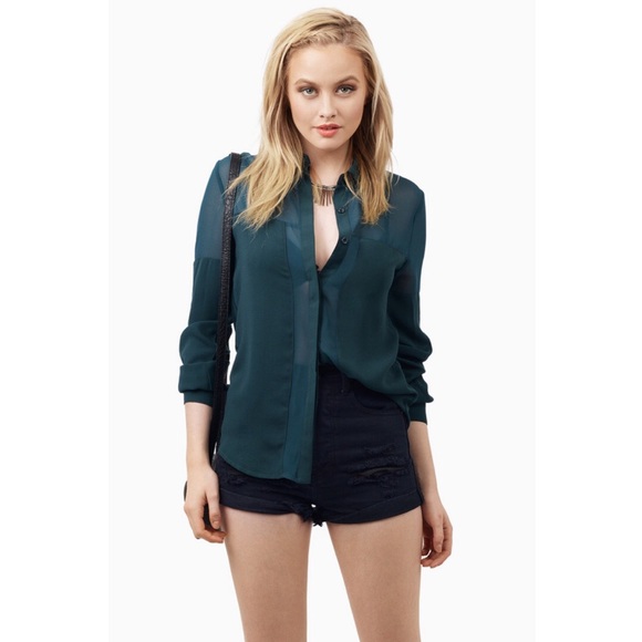 Teal Tobi Blouse
