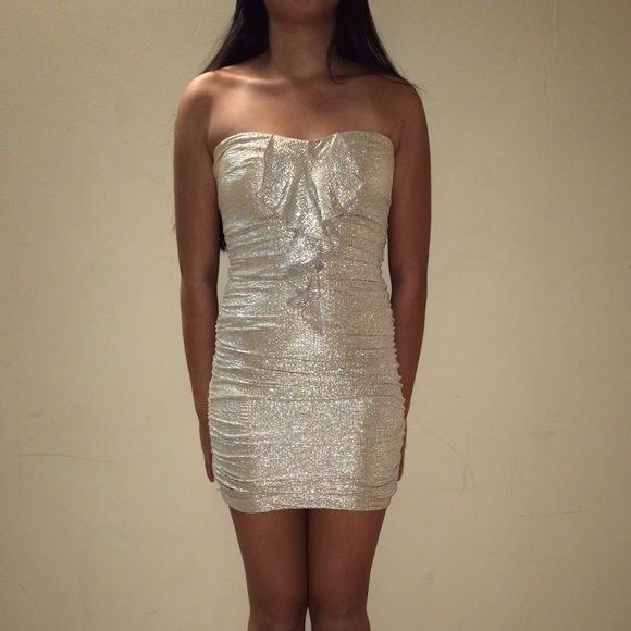 Gold sparkly dress