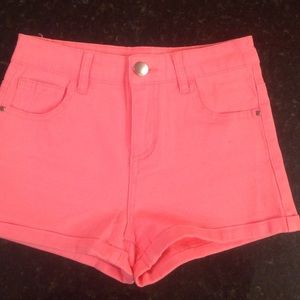 Rose pink shorts