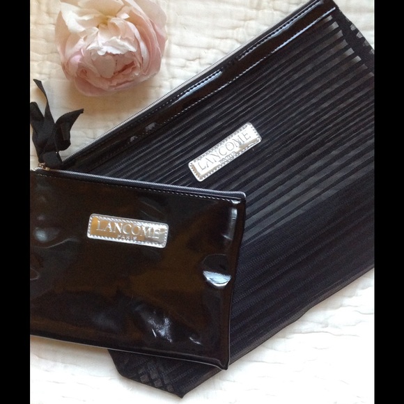 🎉HP🎉Black Lancôme Makeup Bags NWOT - Picture 2 of 3