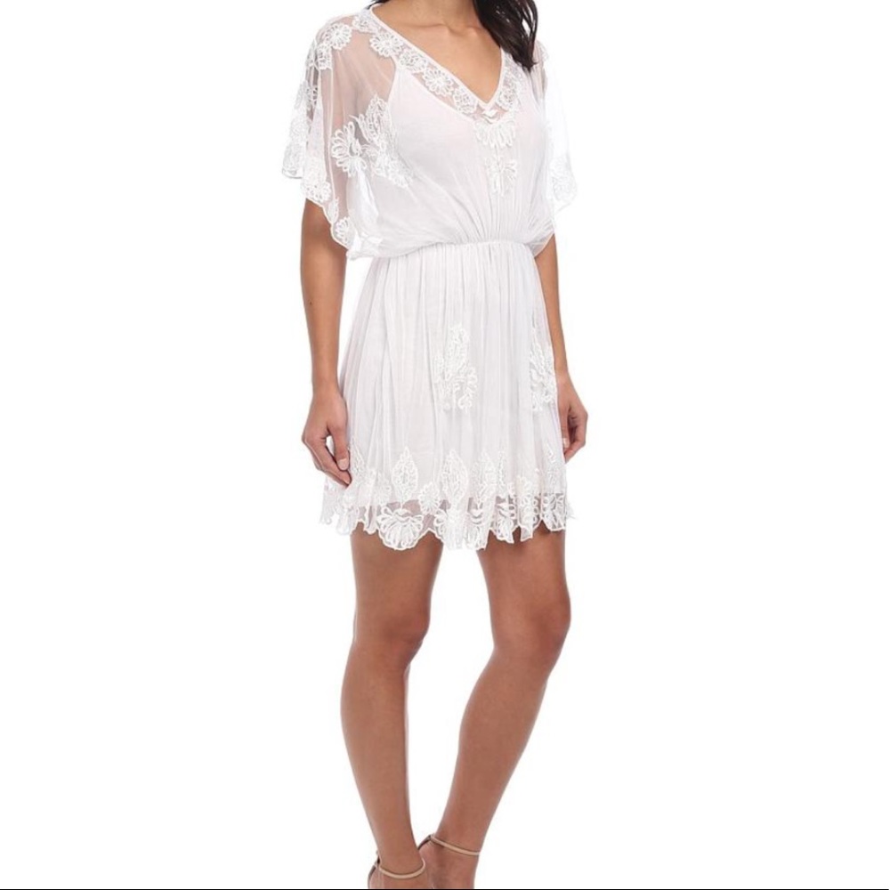 White Lace Sun Dress - Picture 2 of 8