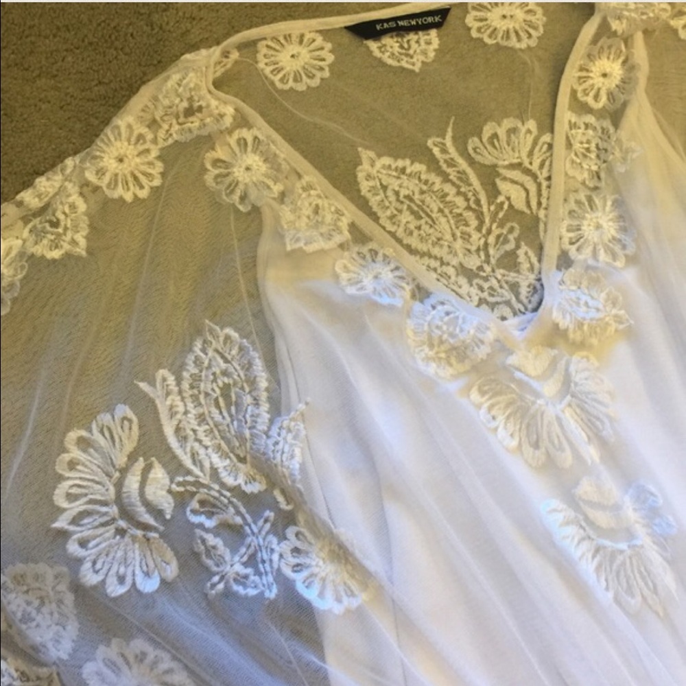 White Lace Sun Dress - Picture 4 of 8