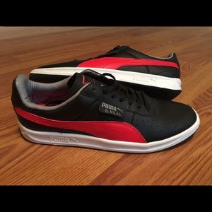 Men's size 8 Puma Eco ortholite red and black