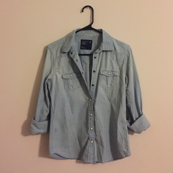 ON HOLD | Chambray button down