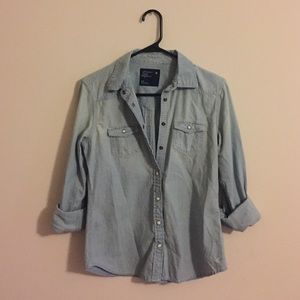 ON HOLD | Chambray button down