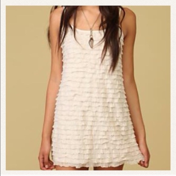 Zara ruffle dress