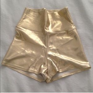 Gold spandex