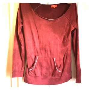 $5 MOVING SALE!!! Subtle Tie-Dye Maroon Sweatshirt