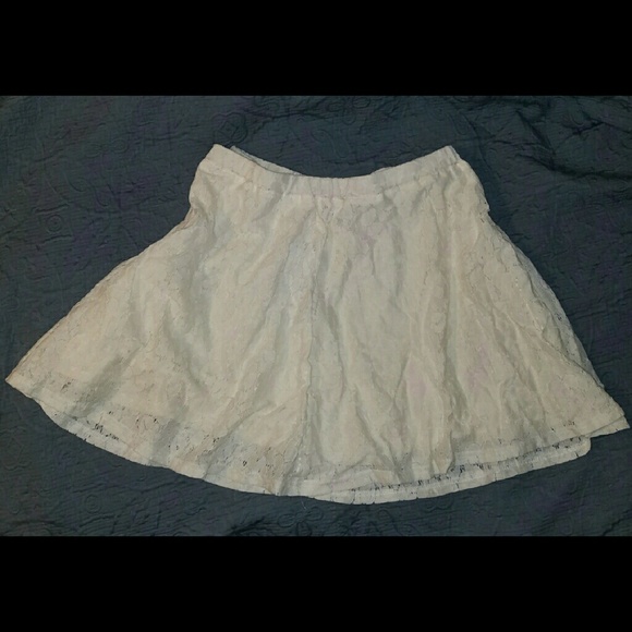 White Lace Skirt