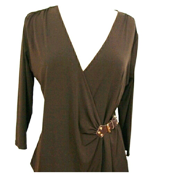 Michael Kors Wrap-Around Top