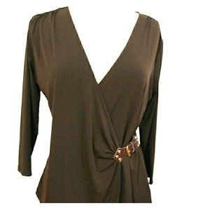 Michael Kors Wrap-Around Top