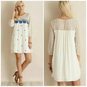 Win My Heart Dress Ivory