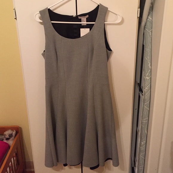 H&M gray flare dress - Picture 1 of 4