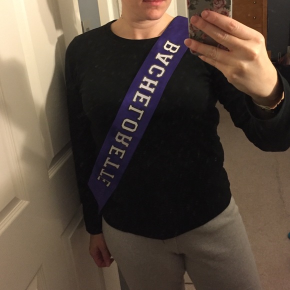 Bachelorette sash - purple