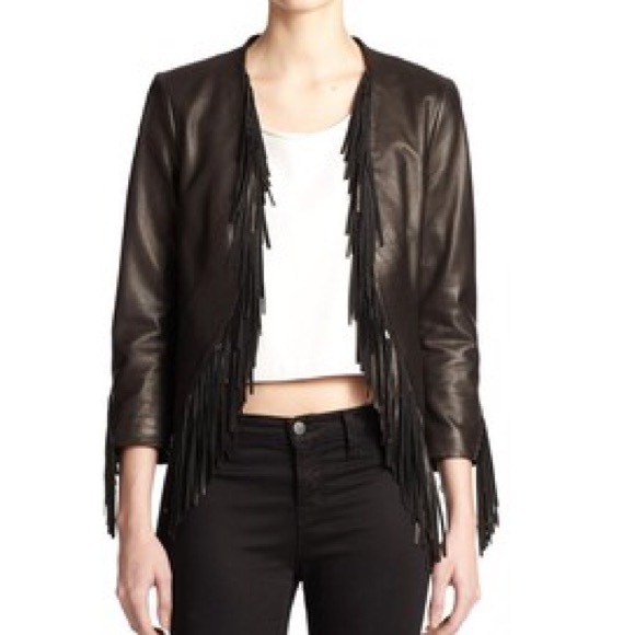 Rebecca Minkoff Jackets & Blazers - ⚡️SALE⚡️Rebecca Minkoff Ace Open Fringe  Jacket.