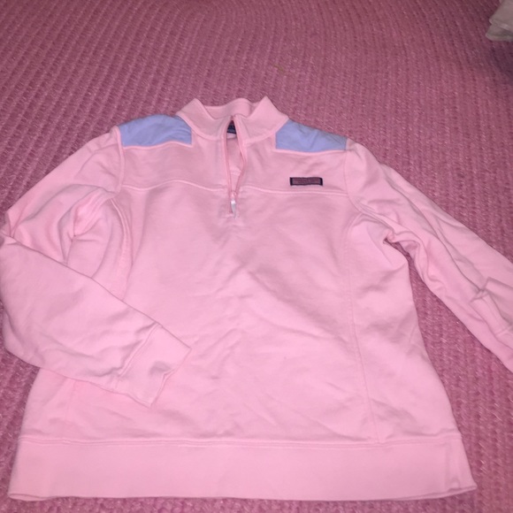 Pink women's Vineyard Vines quarter zip size L