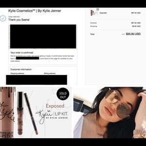 Kylie Cosmetics Lip Kit - EXPOSED