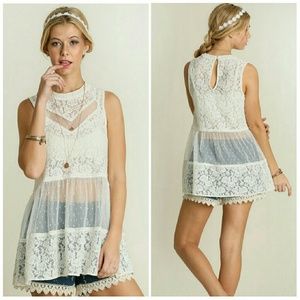 Festival Fever Top Ivory