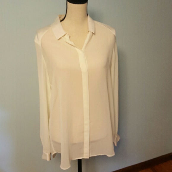 French Connection Tops - FRENCH CONNECTION Magic Shine Long Sleeve Shirt