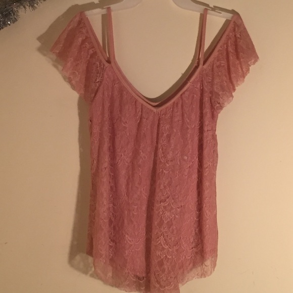 Off-Shoulder Lace Top