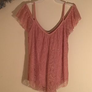 Off-Shoulder Lace Top