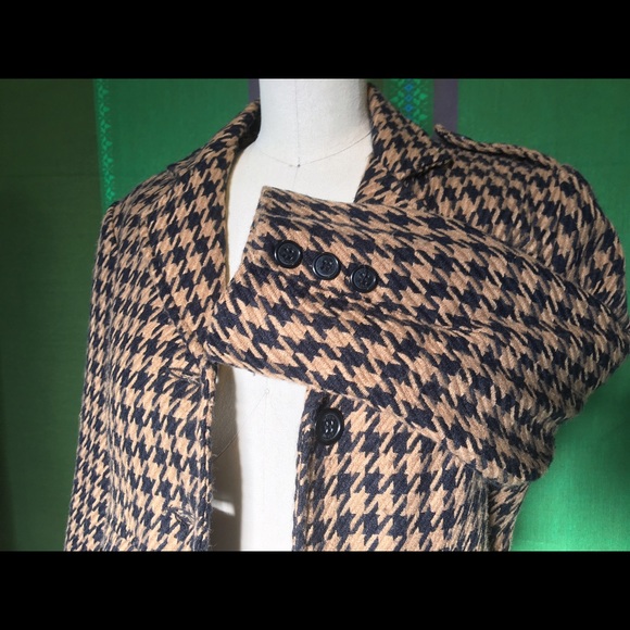 Houndstooth 3/4 Sleeve Blazer - Picture 2 of 2