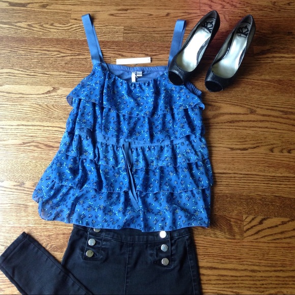 LC Lauren Conrad Tops - FLASH SALE NWT LC Lauren Conrad Tiered Top sz XL