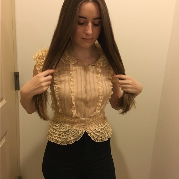 Lace Betsey Johnson Shirt - Picture 3 of 4