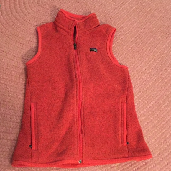 Women's small Patagonia orange/ red vest