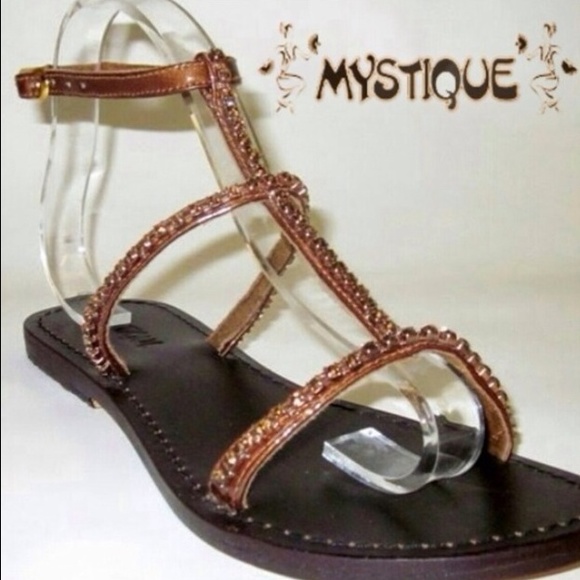 NEW! MYSTIQUE Gladiator Sandals in Bronze