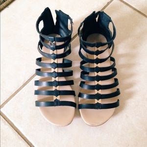 JUSTFab gladiator flats