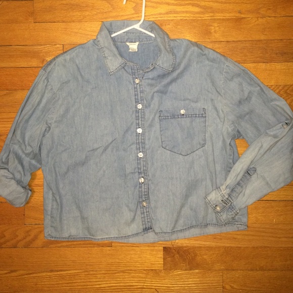 Long sleeve denim button up from Forever 21.