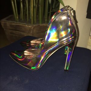 BCBG Iridescent Pumps
