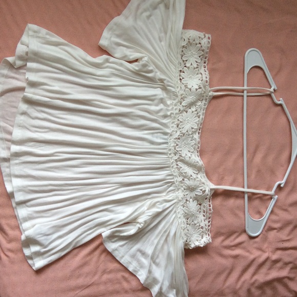 White poetry top💕