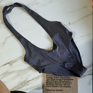 American Apparel Suspender Swimsuit