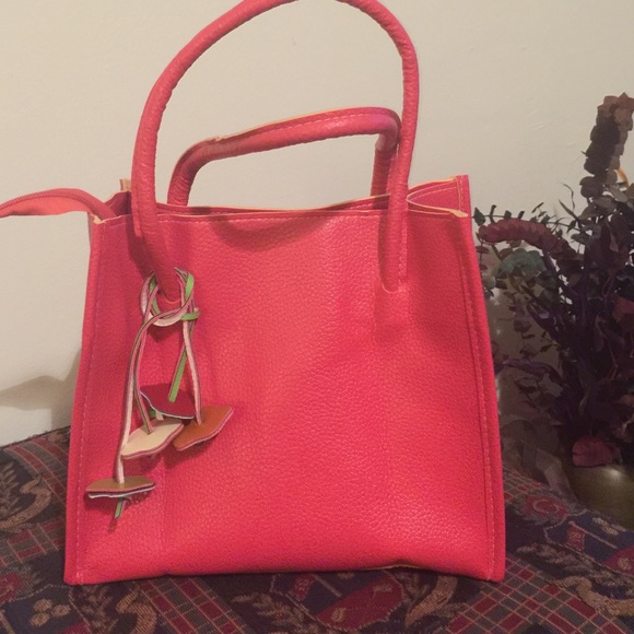 Leather Tote w/ vinyl monogram of choice