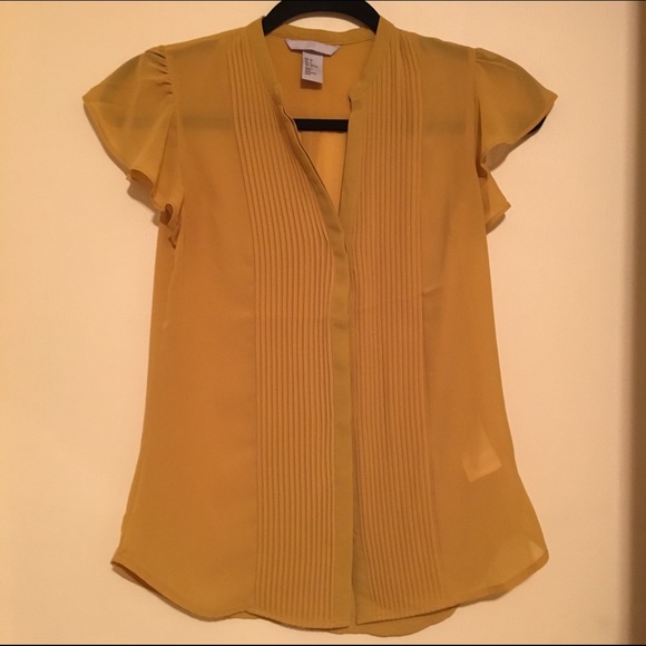 Shear Mustard Blouse