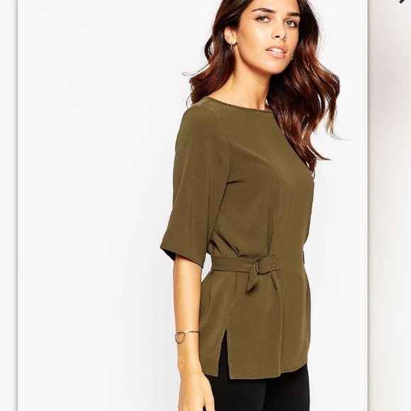 Olive Green Top