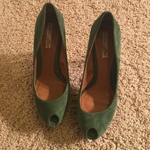 Zara suede like heels