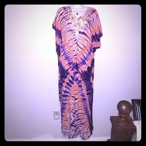 Tie Dye pattern Swimsuit Cover up!