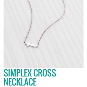 Sterling silver cross necklace