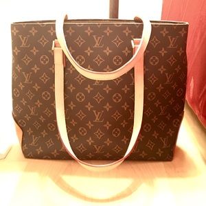 Louis Vuitton Monogram Canvas Cabas Mezzo Tote.