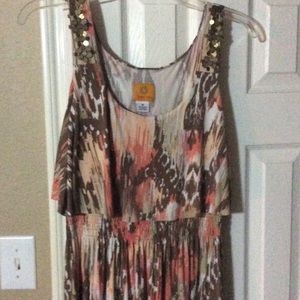Maxi dress size m multicolors