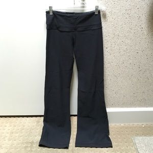 Lululemon black yoga pants (reversible)