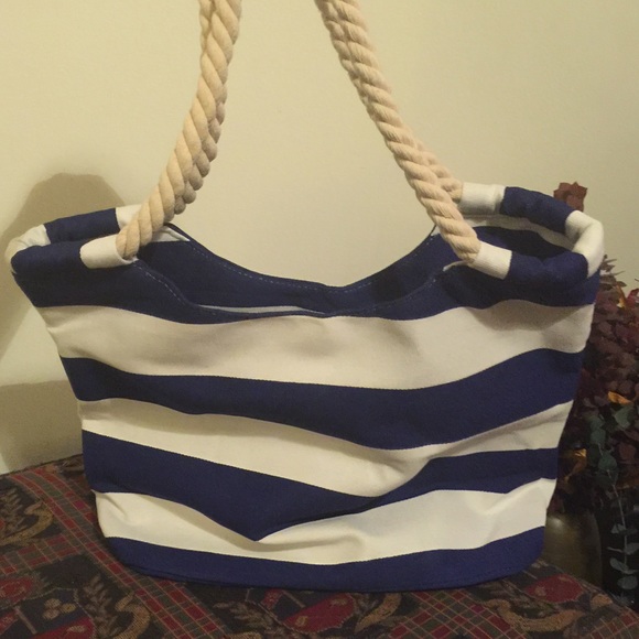 Canvas Tote With Vinyl Monogram