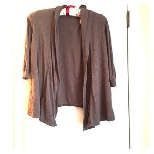 $5 MOVING SALE!!! Grey Lo/Hi Hooded Cardigan