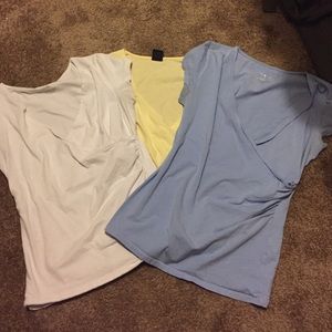 Wrap t shirts. Perfect for breastfeeding mamas