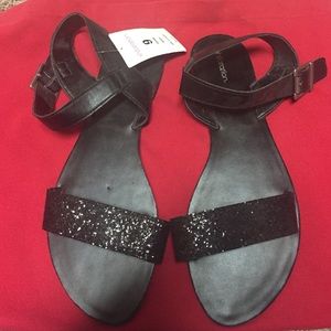 Black sandals! Never been worn!!