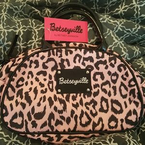 Betsey Johnson Betseyville cosmetic purse