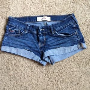 Denim shorts